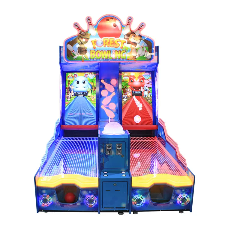 2-Spieler-Waldbowling-Arcade-Spiel