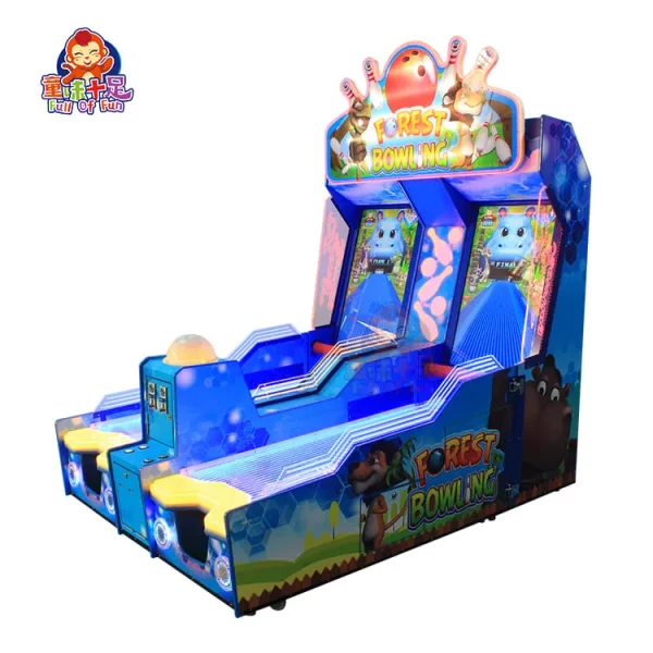 2-Playe Forest Bowling Arcade Game