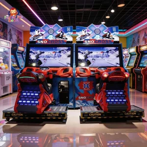 SnoCross Snowmobile Racing Simulation Arcade