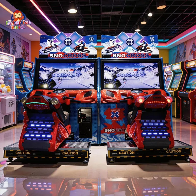 SnoCross Snowmobile Racing Simulation Arcade