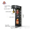 Premium Classic Black Boxing Punch Machine