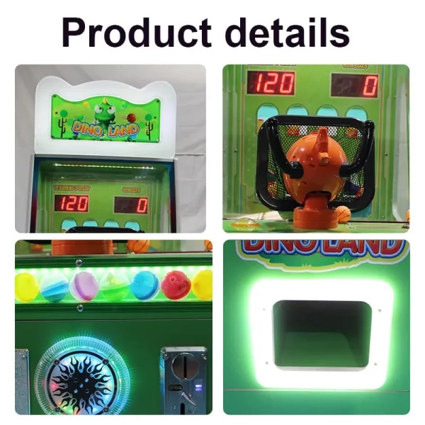 Dino Land Children's Ball Shooting Arcade Game