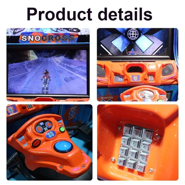 SnoCross Snowmobile Racing Simulation Arcade