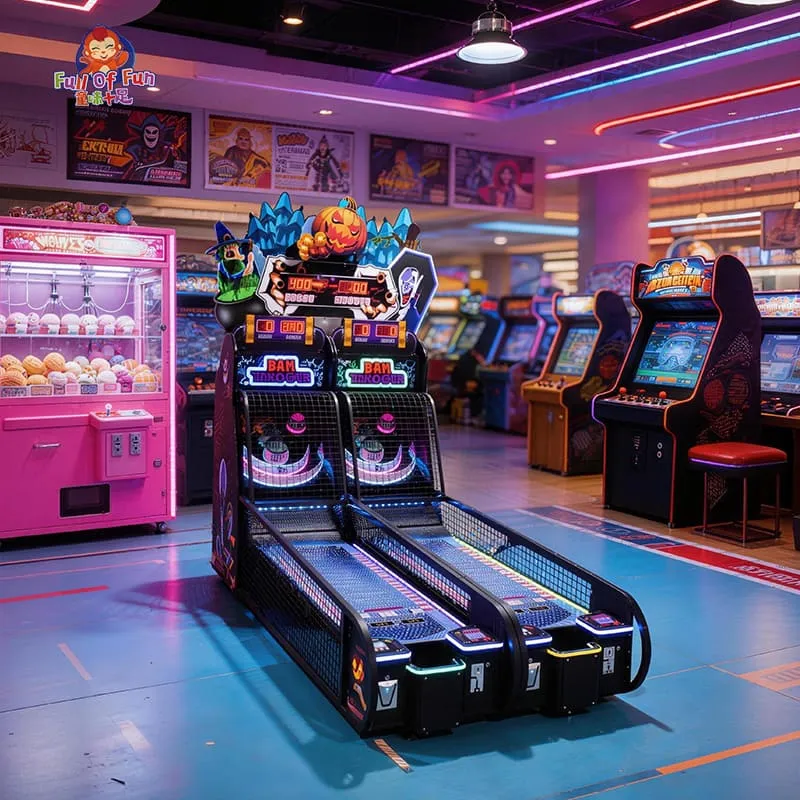 Double-Player Bowling Game Machine