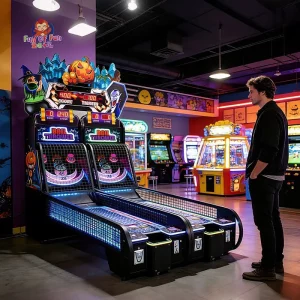 Double-Player Bowling Game Machine