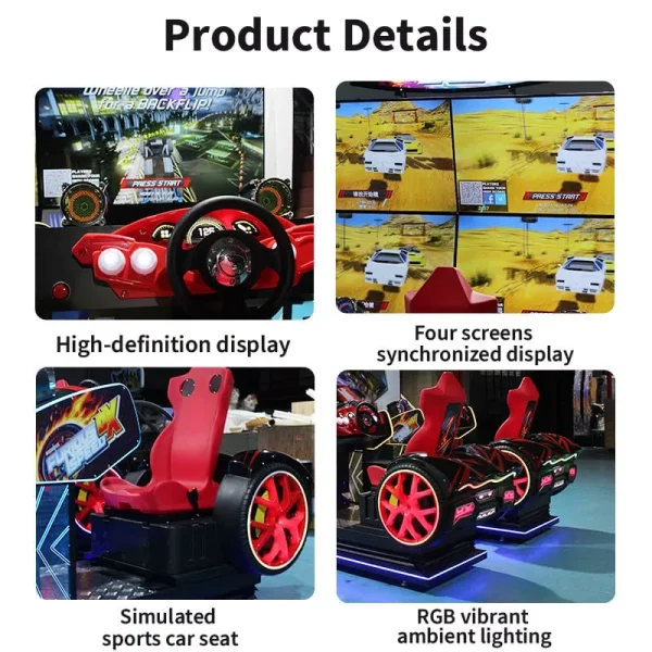 Furious Speed DX Racing Simulator Arcade Machine