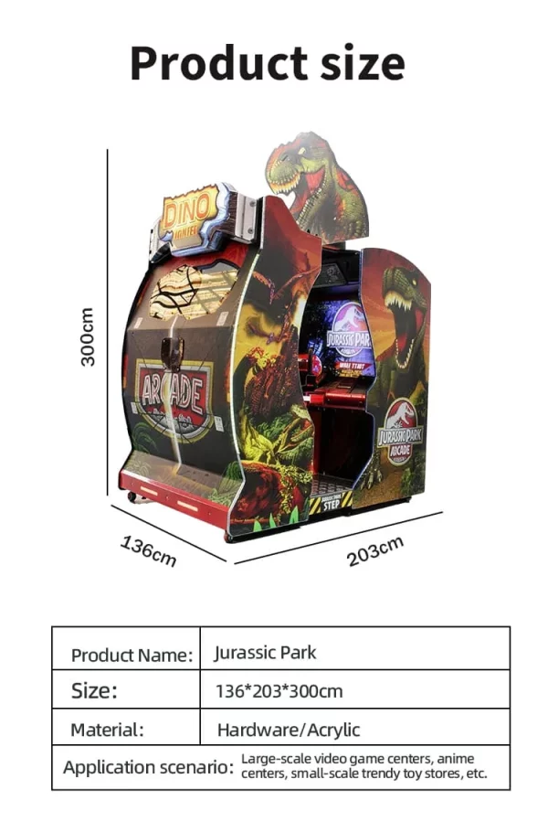 Jurassic Park Shooting Arcade Game