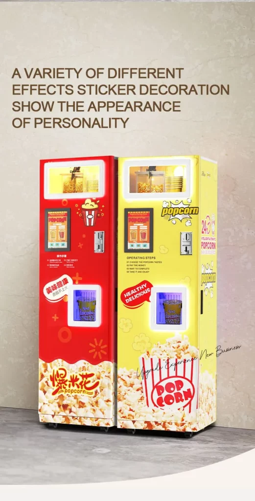 Popcorn-myyntiautomaatti