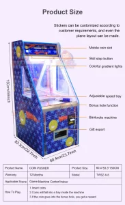 2026 Coin Pusher Machine​: Features, Specifications & Profit Model