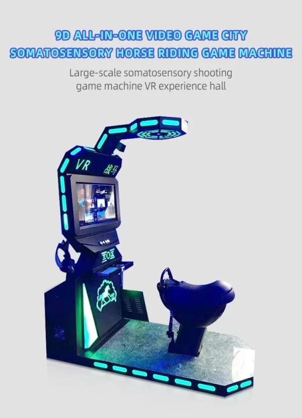 9D Full-Sensory VR War Horse Simulator