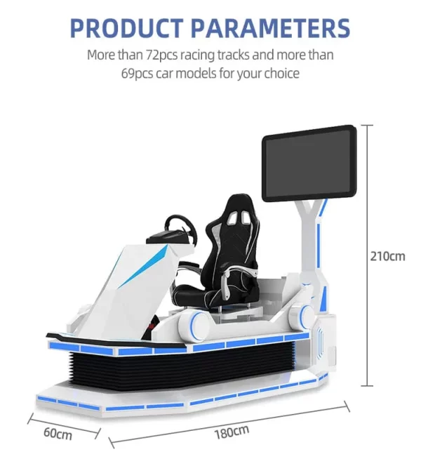 3DOF Pro Motion VR Racing Simulator Machine