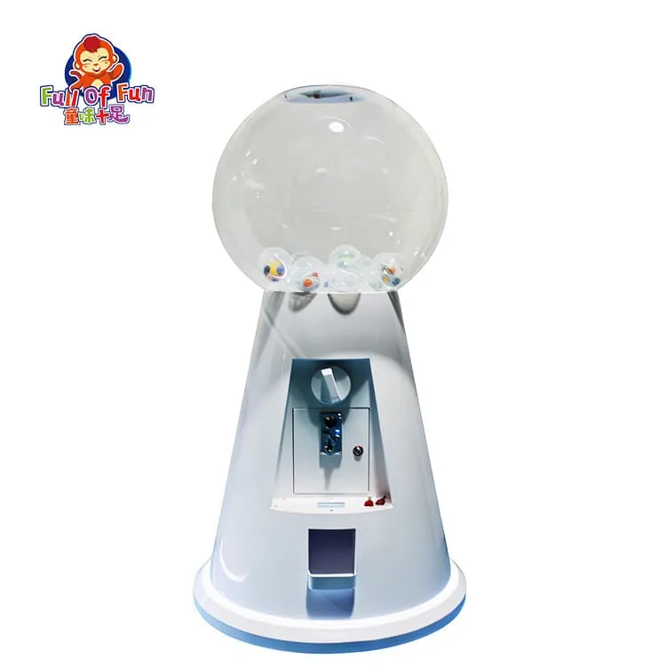 White Minimalist Lucky Capsule Toy Machine