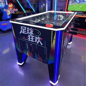 Soccer Carnival Coin-Operated Foosball Table with LED Lights