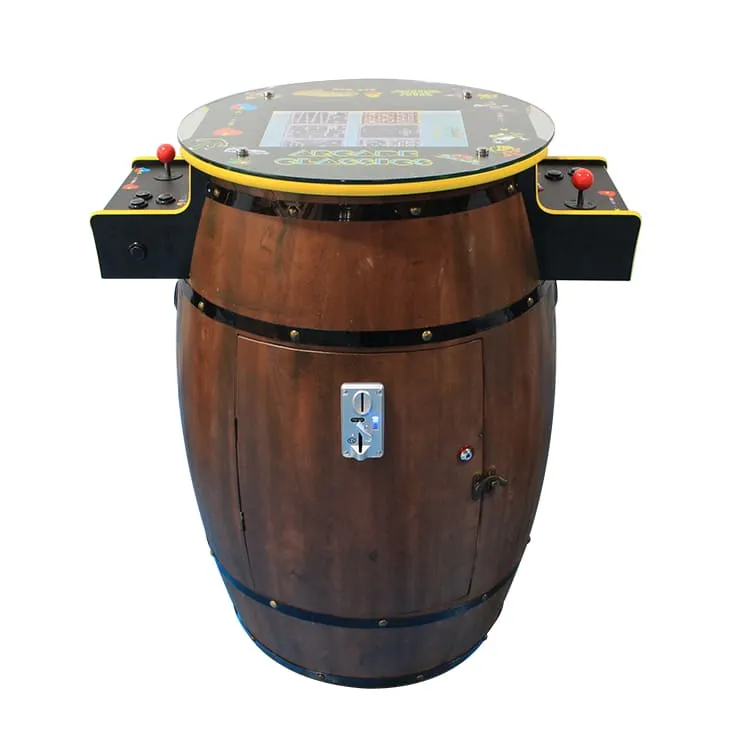 Klassischer Multi-Game-Weinfass-Arcade-Automat