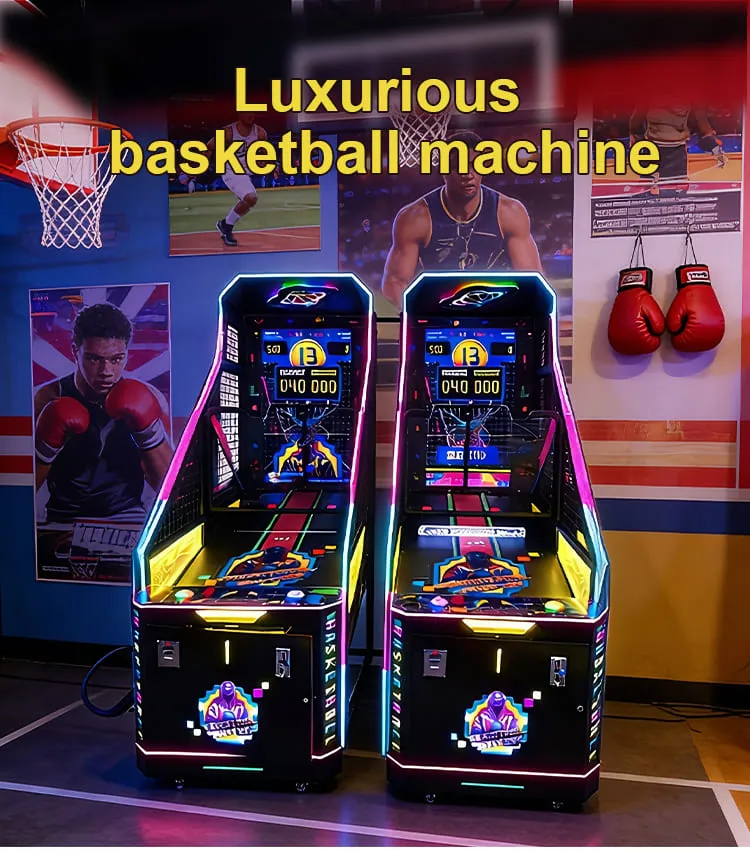 Deluxe LCD Screen Basketball Arcade Machine