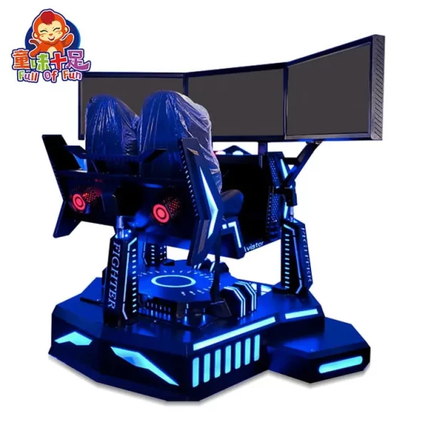 2-Player Triple Screen VR Racing Simulator