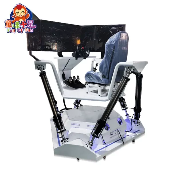 3-Screen Dynamic VR Racing Simulator