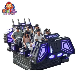 6-Seater Dark Battleship VR Space Simulator