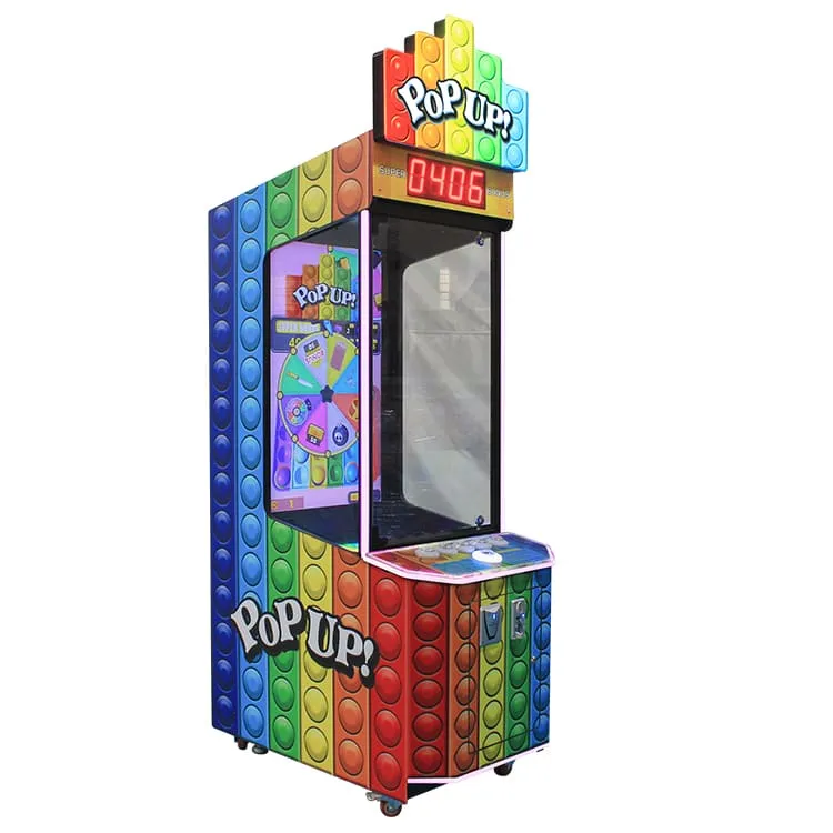 Einlöseautomat für Pop-Up-Ballhüpf-Tickets
