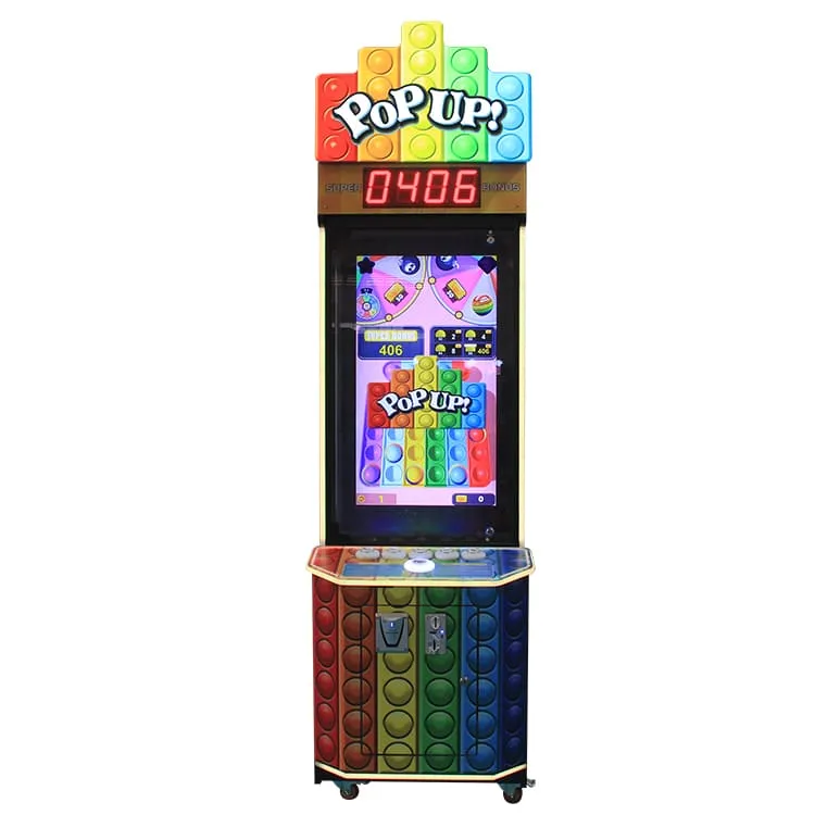 Einlöseautomat für Pop-Up-Ballhüpf-Tickets