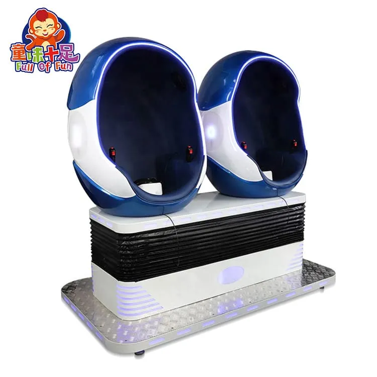 9D 2-Seater VR Egg Chair Simulator Machine
