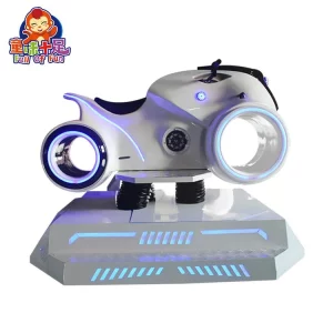 9D VR Motorcycle Simulator with Light Cycle Design