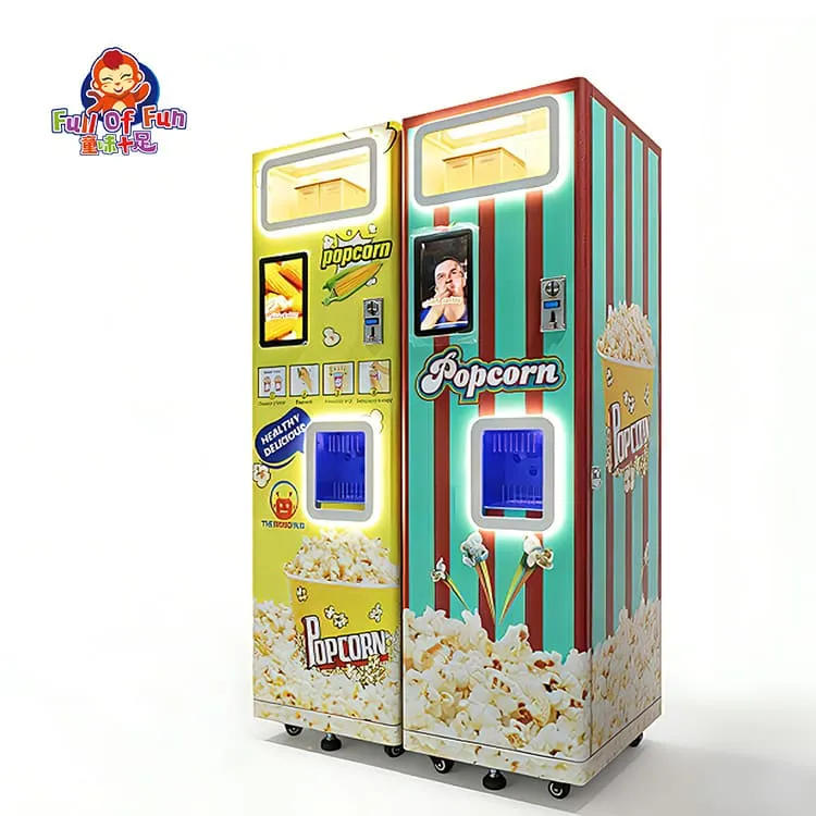 Factory Direct Coin Operated Popcorn Vending Machine