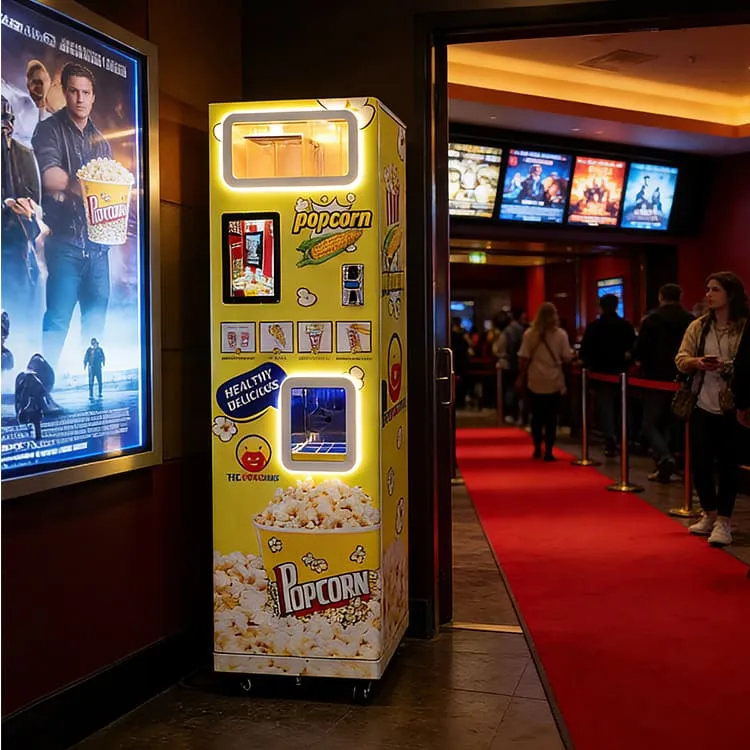 Factory Direct Coin Operated Popcorn Vending Machine