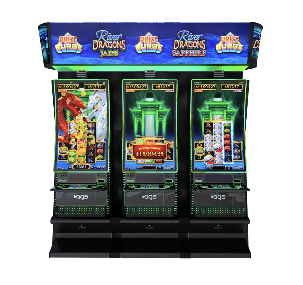 Factory Direct River Dragons Jade Slot Machine