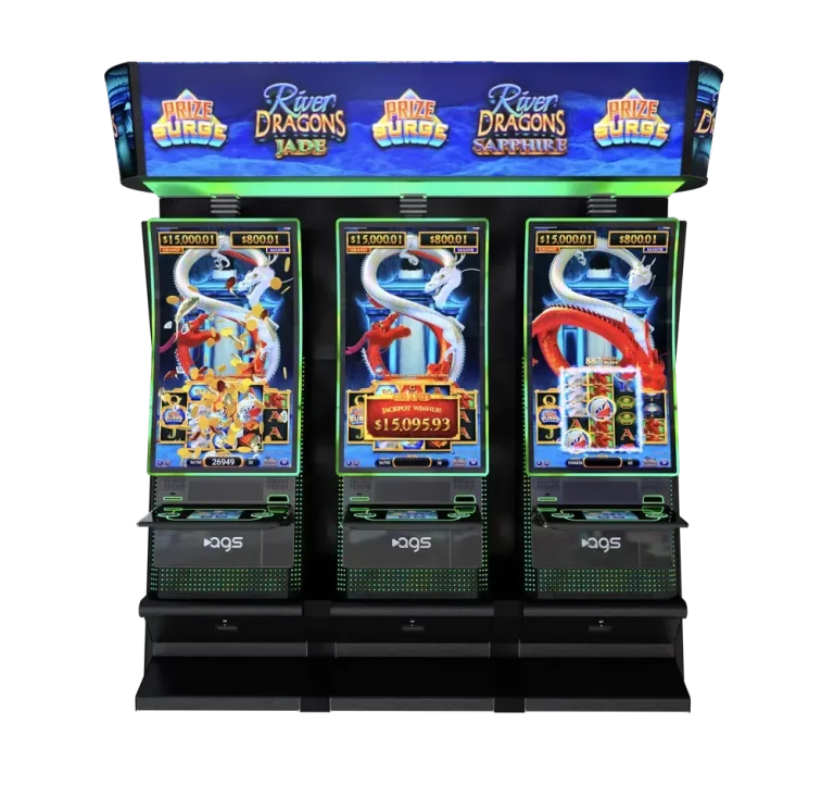 Factory Direct River Dragons Sapphire Slot Machine