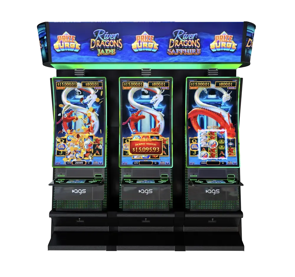 Factory Direct River Dragons Sapphire Slot Machine