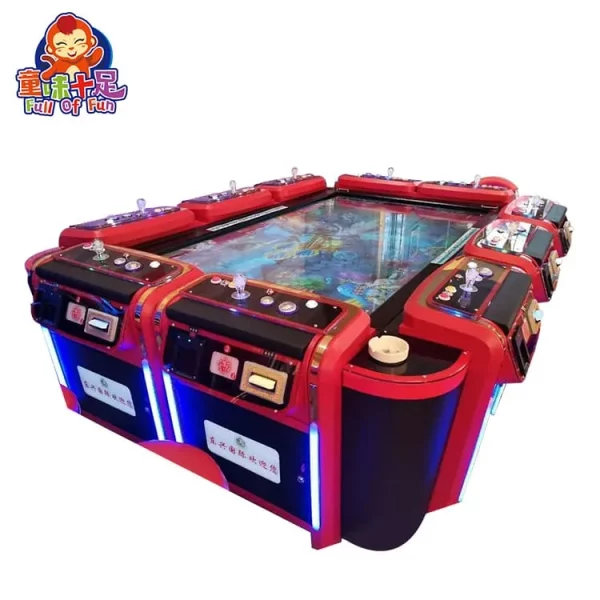 Factory Direct Red Multiplayer Fish Table Gambling Machine