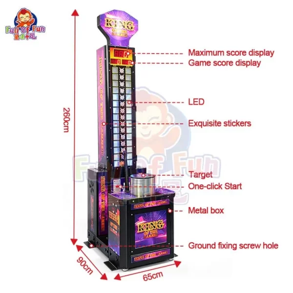 Previous Next King Of The Hammer Arcade Machine