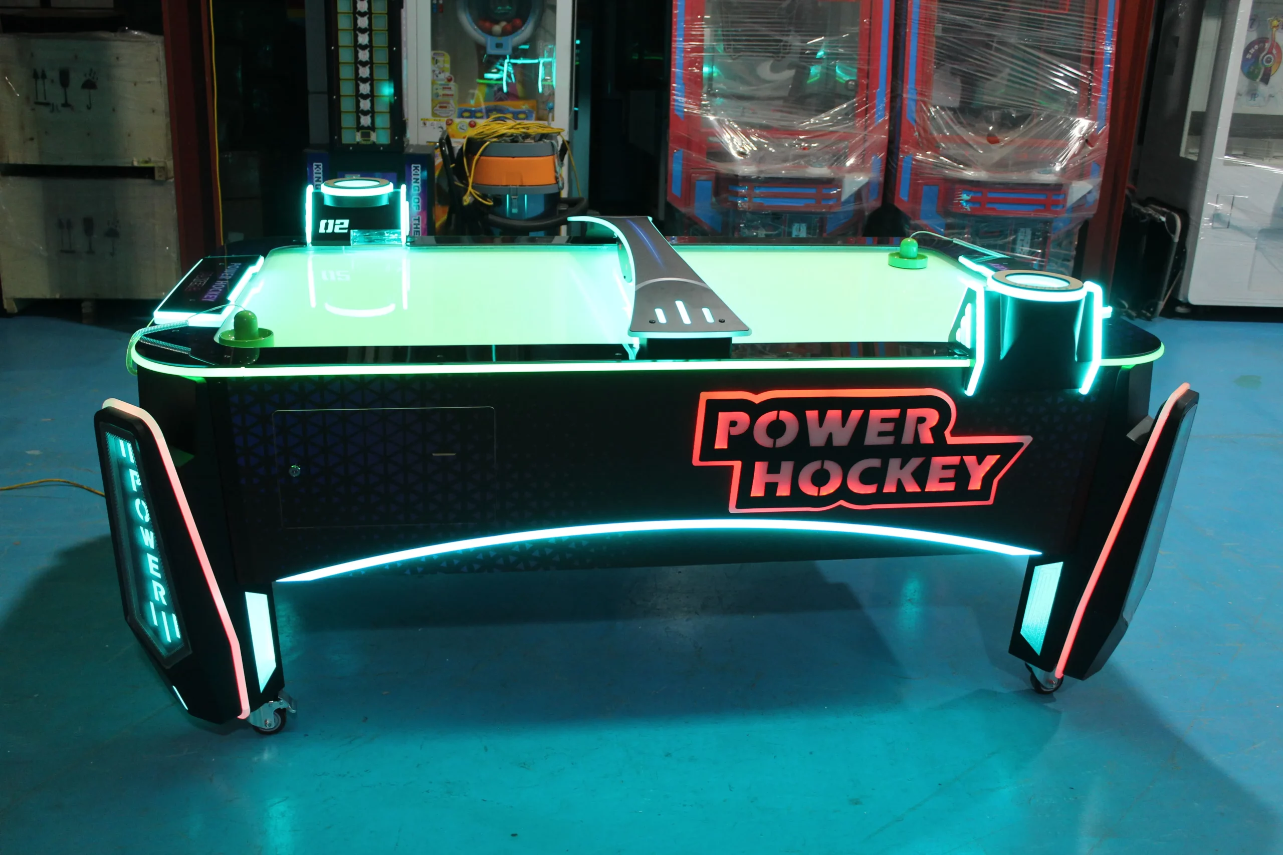 Air hockey tables