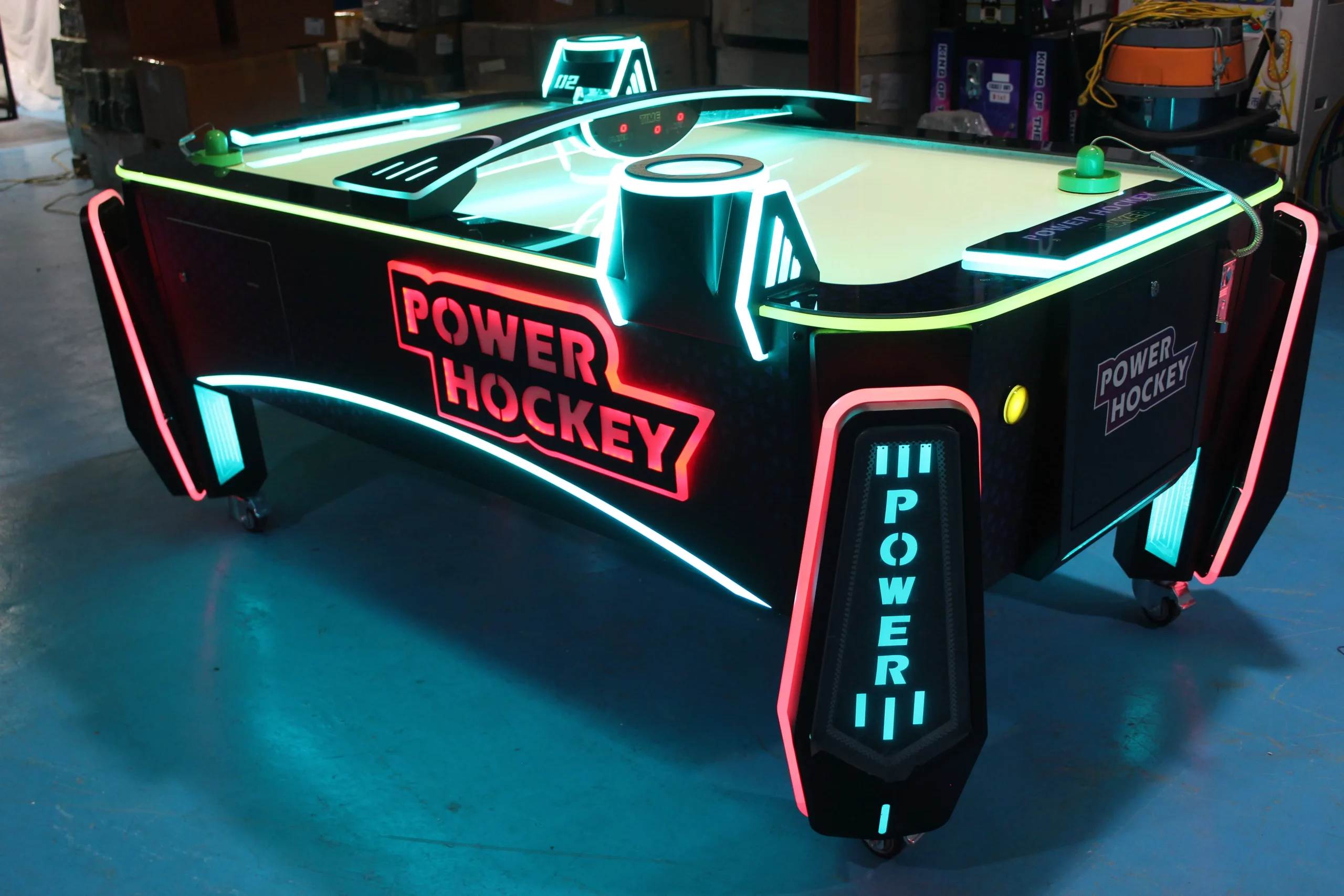 Air hockey tables