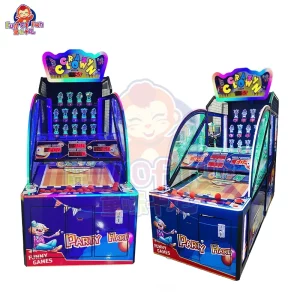 Fábrica china de máquinas recreativas de lanzamiento de pelotas de payasos locos