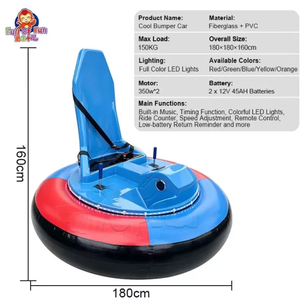360 Degree Electric Bumper Car