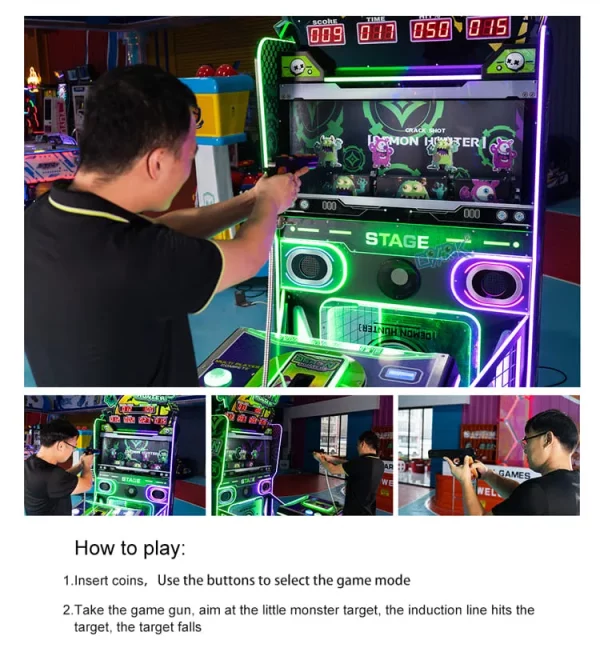 Demon Hunter Shooting Arcade Machine