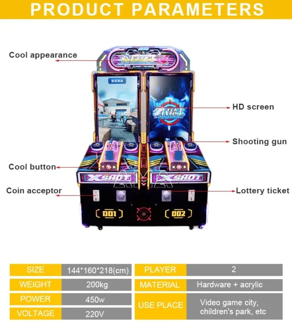 King of Guns 4 Shooter Arcade Machine