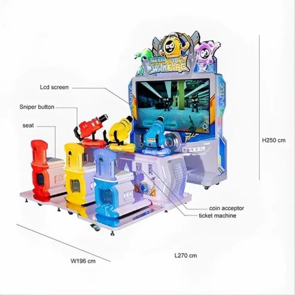 Seer Future Warfare Ticket Shooting Game Machine