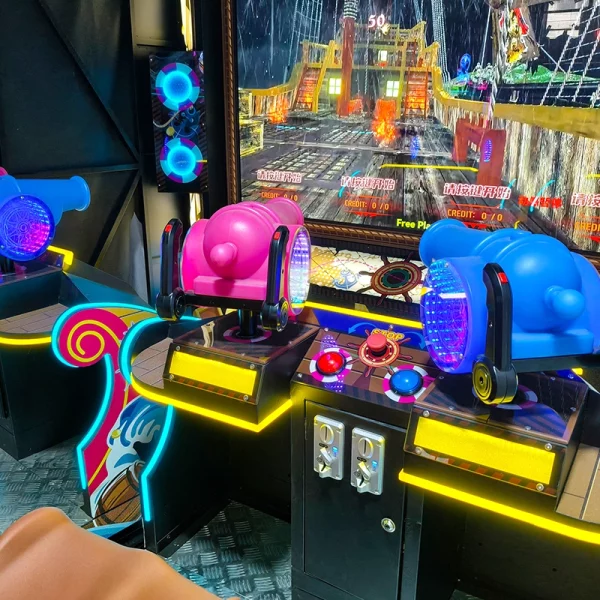 Super Robinson 4-Player Shooting Arcade Machine