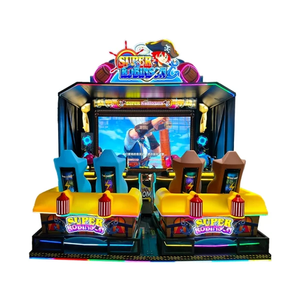 Super Robinson 4-Player Shooting Arcade Machine