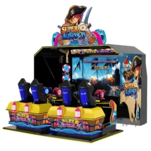 Super Robinson 4-Player Shooting Arcade Machine
