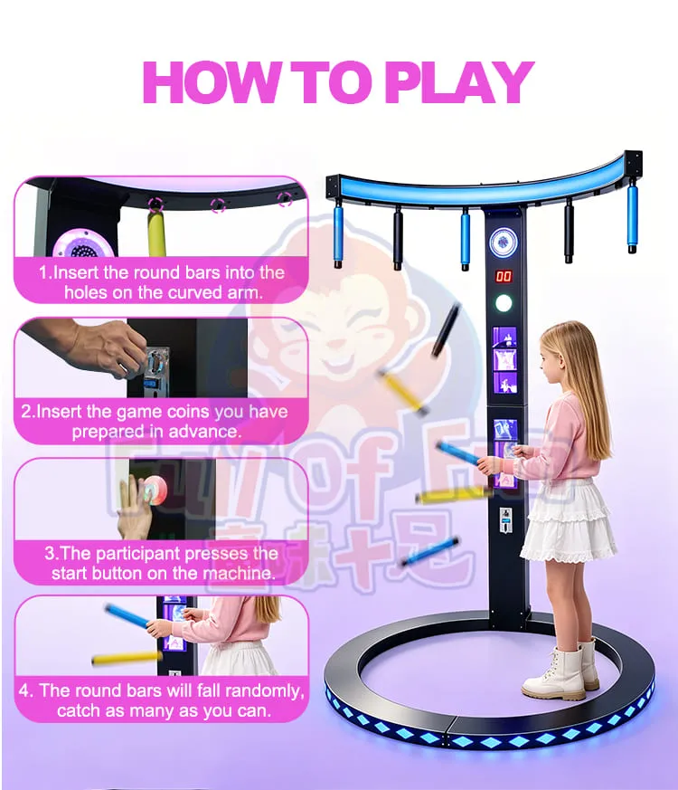 Máquina de juego de atrapar palos al por mayor