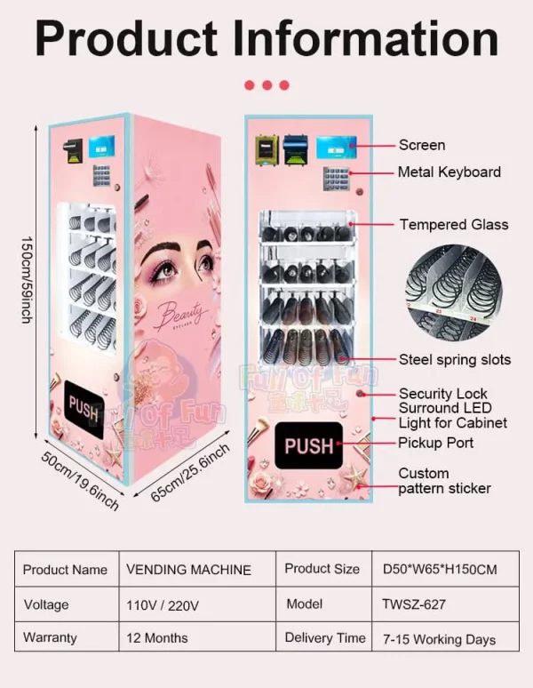 Wholesale Eyelash Vending Machine Supplier