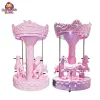 Pink Coin Operated Kiddie Carousel Factory Direct