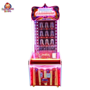Clown Ball Toss Ticket Redemption Machine